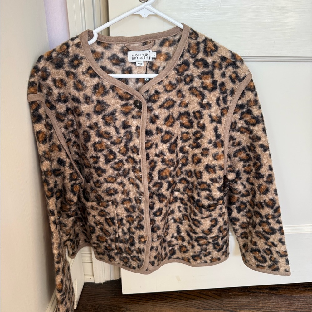 Molly Bracken Animal Print Sweater